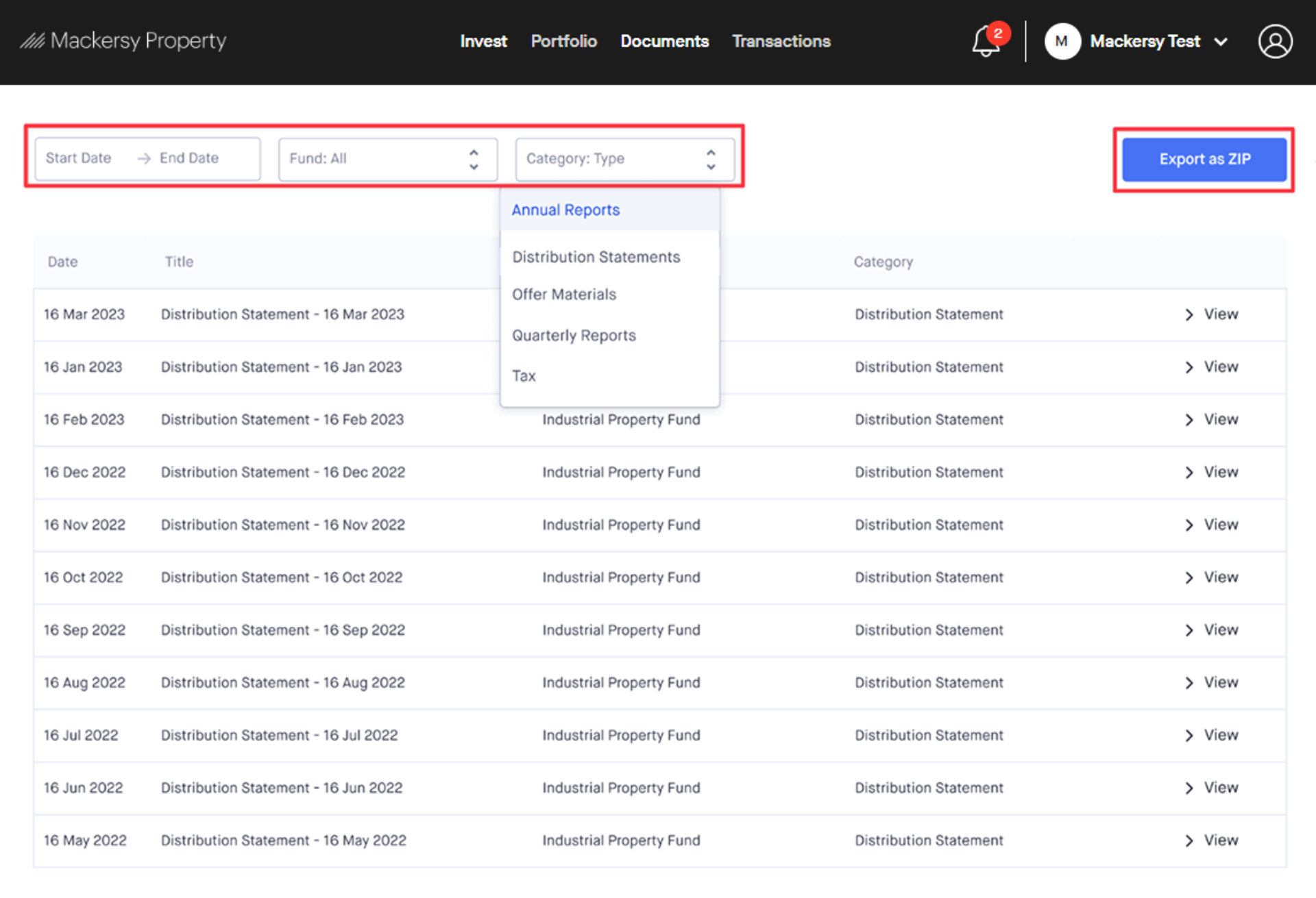 Access documents 4 Documents tab shows docs Box MP