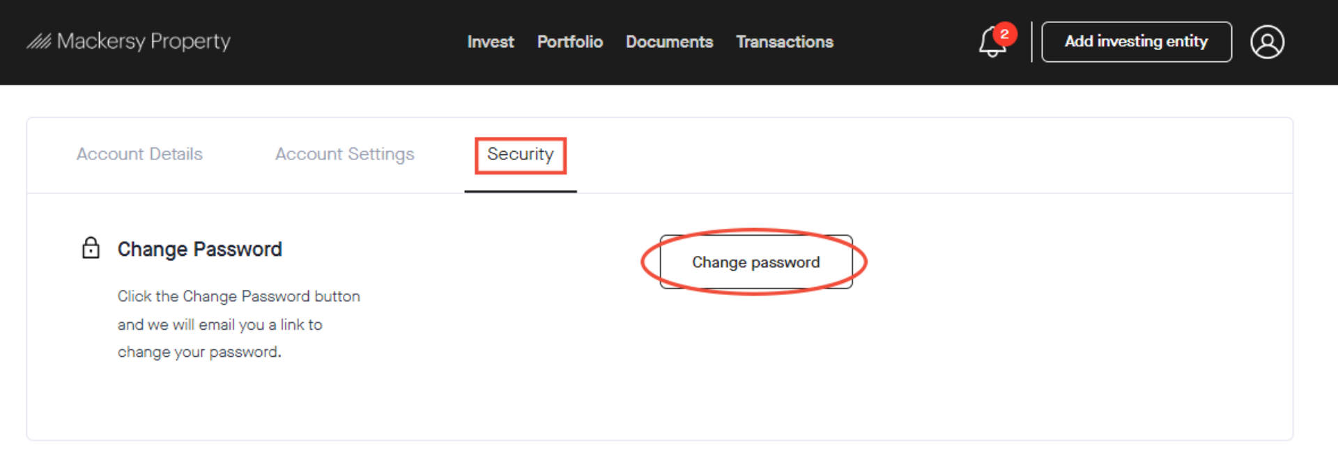 How do I update my details 4 security Box